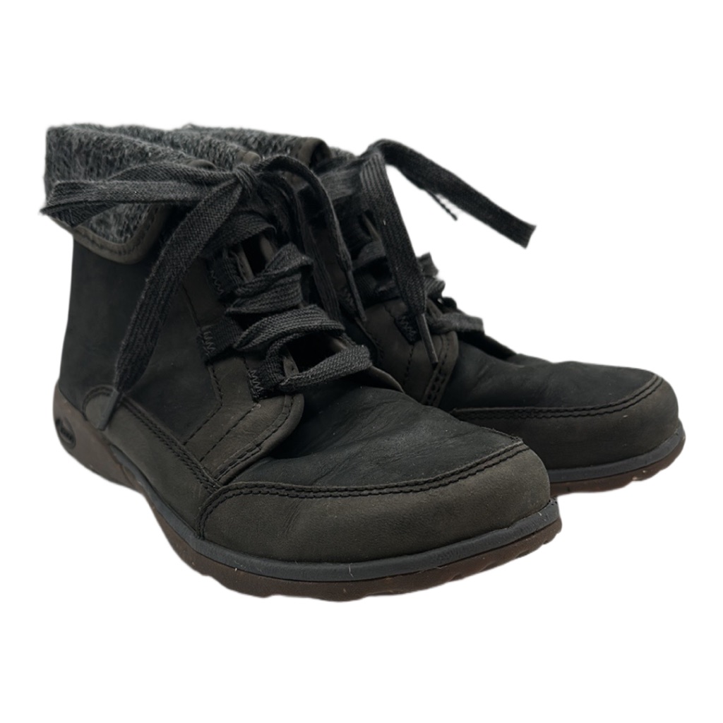 Chaco Sz 7 Barbary Women's Black Ankle Boots